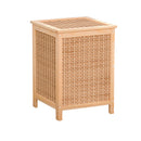 Laundry Hamper Bathroom Storage Cabinet Wooden Organiser Bag Clothes