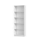 Bookshelf Display Shelf 5-Tier White