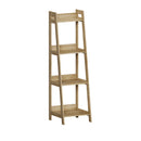 Display Shelf 4 Tier Corner Ladder Shelves Natural