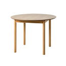 Wooden Dining Table 100cm Round Table 4 Seater Black