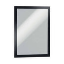 Durable Duraframe Self Adhesive Sign Holder A4 Black Pack Of 2