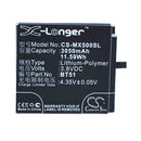 Cameron Sino Cs Mx500Sl 3050Mah Battery For Meizu Mx5 Mobile