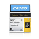 Dymo Rhino 24Mm Black On White Label Vinyl