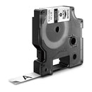 Dymo Rhino Black On White Permanent Polyester 12Mm Label Tape