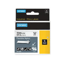 Dymo Rhino Flexible Nylon Label 19Mm Black White