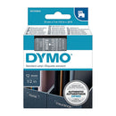 Dymo D1 White On Clear 12Mm X 7M Label Tape