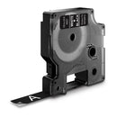 Dymo D1 White On Black Label Tape