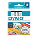 Dymo D1 Black On Clear Label Tape