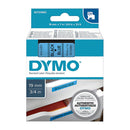 Dymo D1 Black On Blue Label Tape