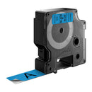 Dymo D1 Black On Blue Label Tape
