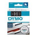 Dymo D1 White On Black Label Tape