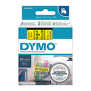 Dymo D1 Black On Yellow Label Tape