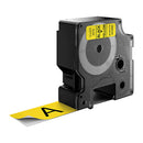 Dymo D1 Black On Yellow Label Tape