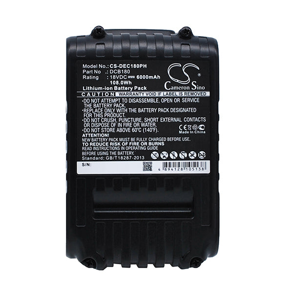 Cameron Sino Battery For Dewalt