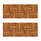Decking Tiles Vertical Pattern 30 x 30 Cm Acacia Set Of 20