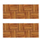 Decking Tiles Vertical Pattern 30 x 30 Cm Acacia Set Of 20