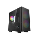 Deepcool Ch360 Digital Black Micro Atx Case Tempered Glass Window
