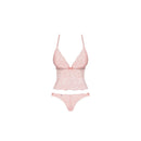 Delicanta Top And Panties Pink Large Extra Large