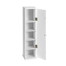 Bathroom Storage Cabinet With 3 Detachable Shelves For Bedroom