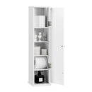 Bathroom Storage Cabinet With 3 Detachable Shelves For Bedroom