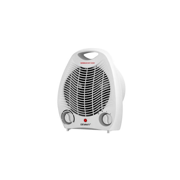Electric Fan Portable Room Office Heaters Hot Cool Wind 2000W