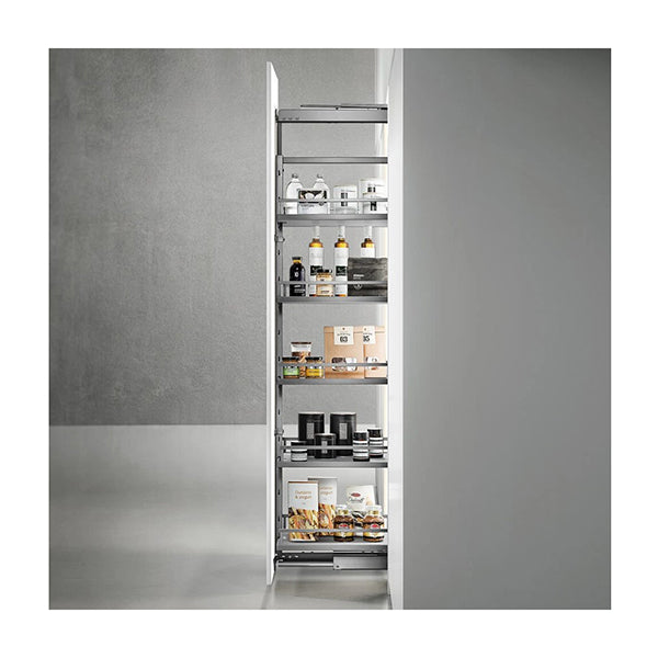 Diamond Pro Pull Out Pantry Unit 400Mm Cabinet 5 Trays
