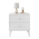 Bedside Table Night Stand With 2 Drawers