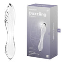 Satisfyer Dazzling Crystal 1 Glass Double Ended Dildo