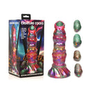 Creature Cocks Larva Silicone Dildo Coloured Fantasy Dildo With Eggs