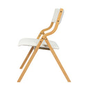 2X Dining Chairs Foldable Pu Beige