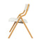 2X Dining Chairs Foldable Pu Beige