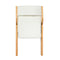 2X Dining Chairs Foldable Pu Beige