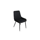 Dining Chairs X 4 Padded Seat Soft Velvet