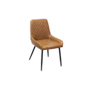 Dining Chairs X 8 Padded Seat Pu Faux Leather