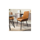 Dining Chairs X 8 Padded Seat Pu Faux Leather