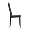 Set Of 4 Kitchen Dining Side Chairs With Fabric Cushion Metal Frame