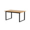 Dining Table 6 Seater Kitchen Cafe Rectangular Wooden Table 150Cm