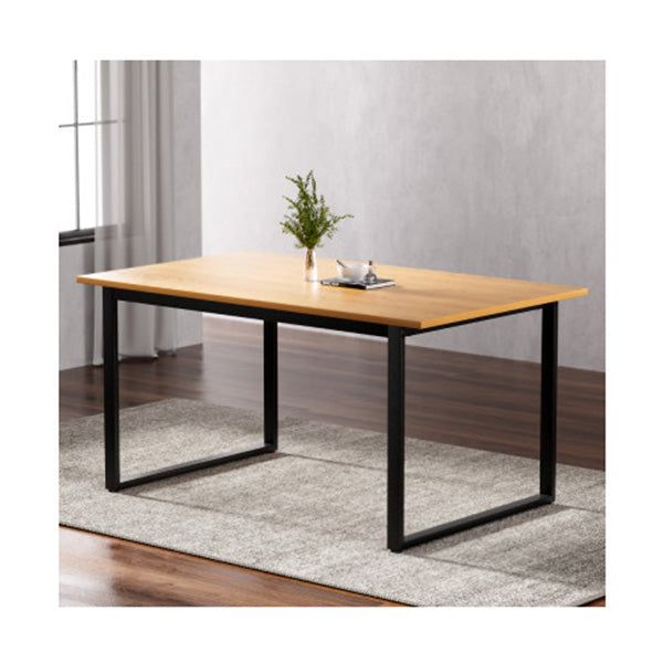 Dining Table 6 Seater Kitchen Cafe Rectangular Wooden Table 150Cm