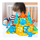 Dinosour Kids Magnetic Tiles Blocks 100Pcs