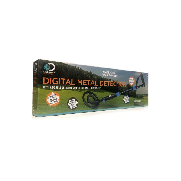 Kids Digital Metal Detector Double Coil Led