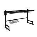 Dish Drying Rack Over Sink Steel 85 Cm