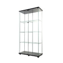164Cm Glass Display Cabinet 2 Doors