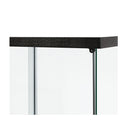 164Cm Glass Display Cabinet 2 Doors