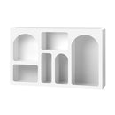 Display Cabinet With 6 Irregular Shelves Art Bookshelf Cave Stand