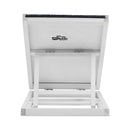 Dog Pet Ramp Adjustable Height Foldable 70cm White
