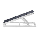 Dog Pet Ramp Adjustable Height Foldable 70cm White