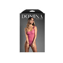 Domina One Shoulder Rope Teddy And Cuff Pink