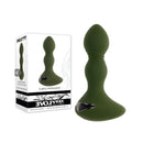 Evolved Lieutenant Green Usb Rechargeable Vibrating Butt Plug