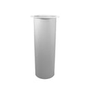 Double Drum Table Base Only 450Mm Dia X 1025Mm H White