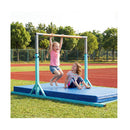Double Horizontal Bars For Kids 160 Kg Capacity Green